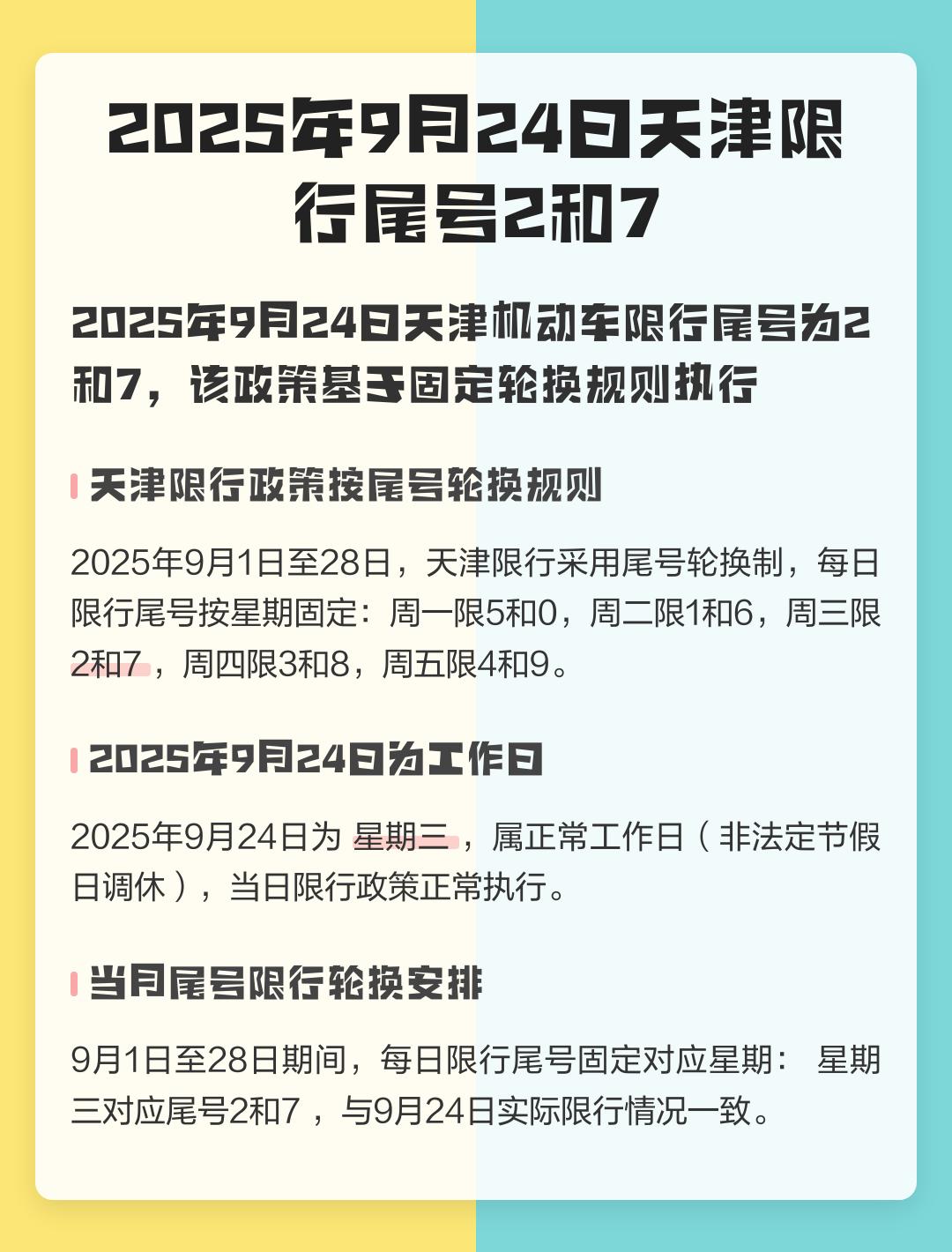 天津限行最新通知2022年2月.天津限行新规定-第2张图片